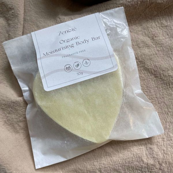 Sold Moisturising Bar Heart Shaped in refill bag